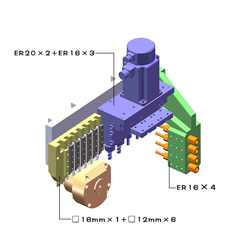 單主軸走心機CY-323刀具圖